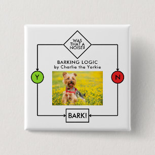Chapa Cuadrada Foto del nombre personalizado de Yorkshire Terrier