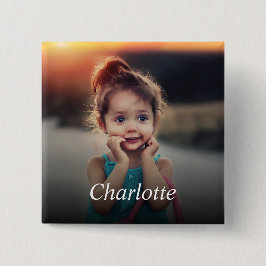 Chapa Cuadrada Foto personalizado