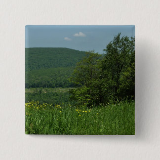 Chapa Cuadrada Fotografía de verano de Laurel Highlands Pennsylva