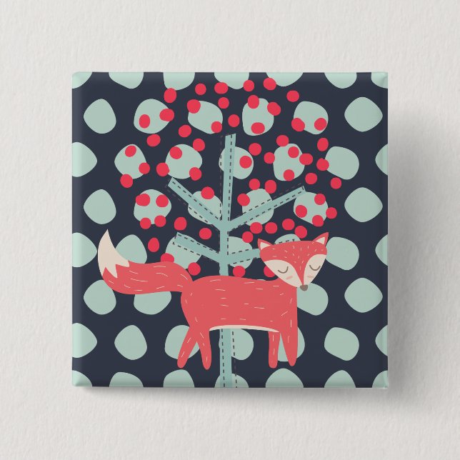 Chapa Cuadrada Fox retro (Anverso)