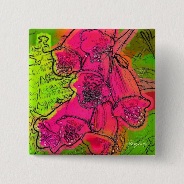 CHAPA CUADRADA FOXGLOVES (Anverso)