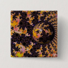 Chapa Cuadrada Fractal Firestorm Sphere