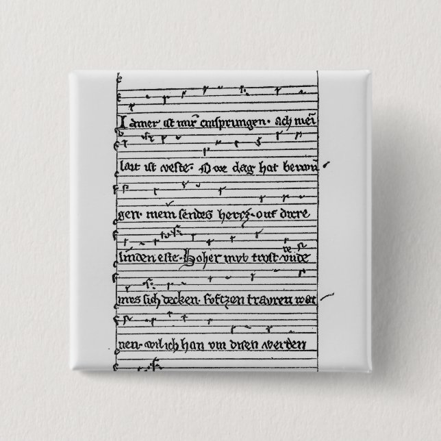 Chapa Cuadrada Fragmento de un poema (Anverso)