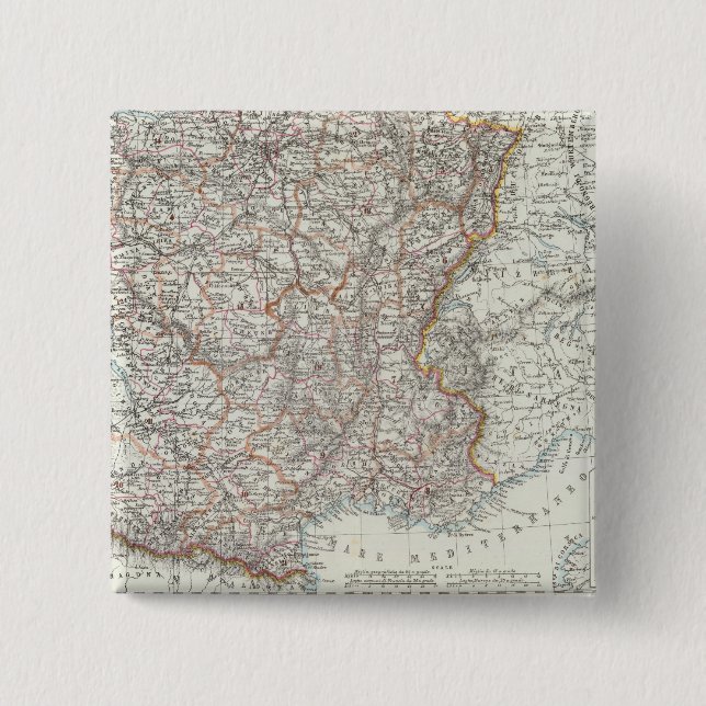 Chapa Cuadrada Francia 10 (Anverso)