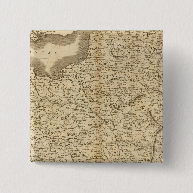 Chapa Cuadrada Francia 17 (Anverso)