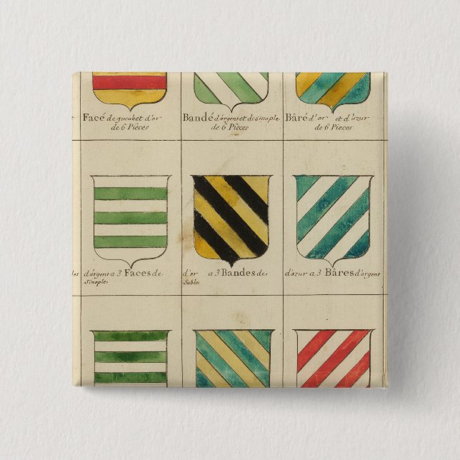 Chapa Cuadrada Francia 22 (Anverso)