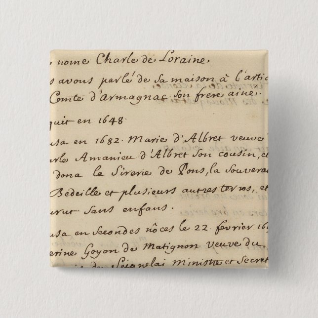 Chapa Cuadrada Francia 24 (Anverso)