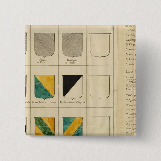 Chapa Cuadrada Francia 28 (Anverso)