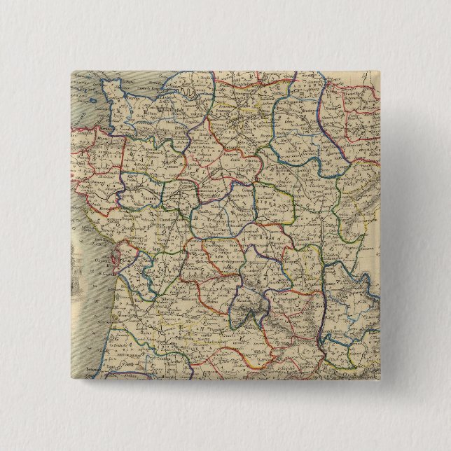 Chapa Cuadrada Francia 34 (Anverso)