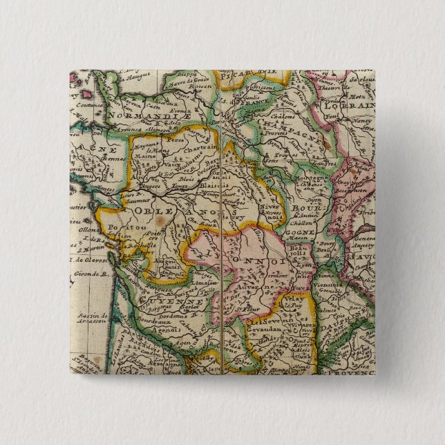 Chapa Cuadrada Francia 36 (Anverso)