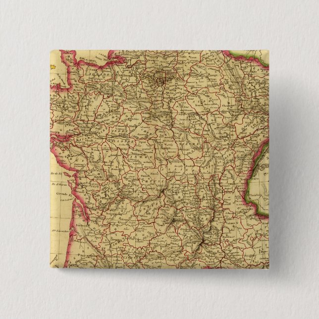 Chapa Cuadrada Francia 37 (Anverso)