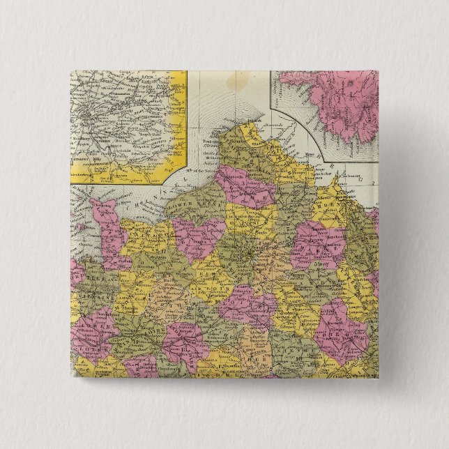 Chapa Cuadrada Francia 42 (Anverso)