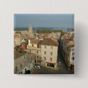 Chapa Cuadrada Francia, Arles, Provenza, vistas a la ciudad desde