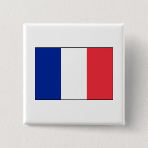 Chapa Cuadrada Francia - Bandera francesa