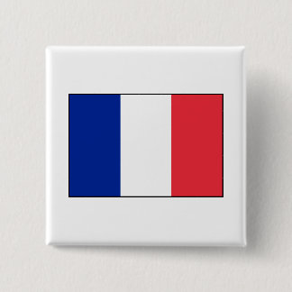 Chapa Cuadrada Francia - Bandera francesa
