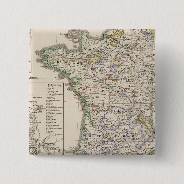 Chapa Cuadrada Francia de 1461 a 1610 (Anverso)