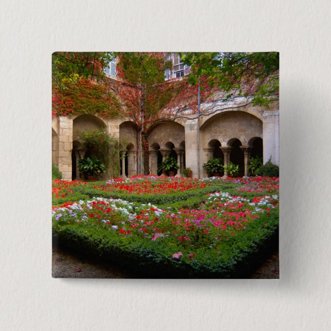 Chapa Cuadrada Francia, St. Remy de Provence, claustro en 2 (Anverso)