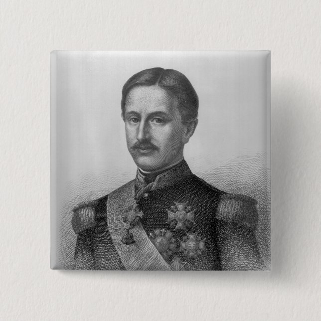 Chapa Cuadrada Francisco II de los dos Sicilies (Anverso)