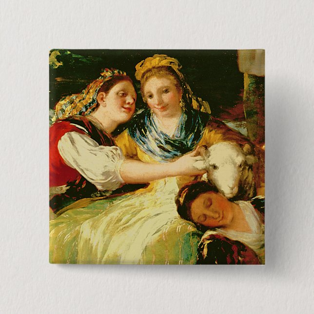 Chapa Cuadrada Francisco Jose de Goya y Lucientes el | el (Anverso)