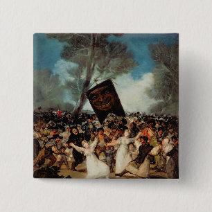 Chapa Cuadrada Francisco Jose de Goya y Lucientes el el
