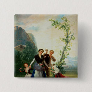 Chapa Cuadrada Francisco Jose de Goya y Lucientes el los