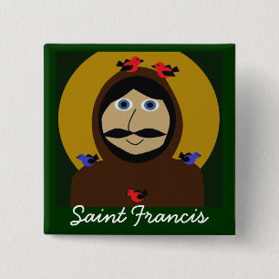 Chapa Cuadrada Francisco y los pájaros