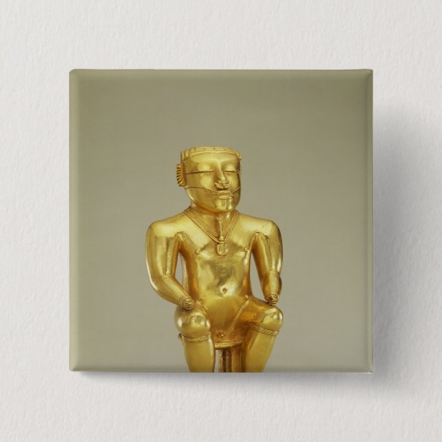 Chapa Cuadrada Frasco antropomorfo de la cal (Anverso)