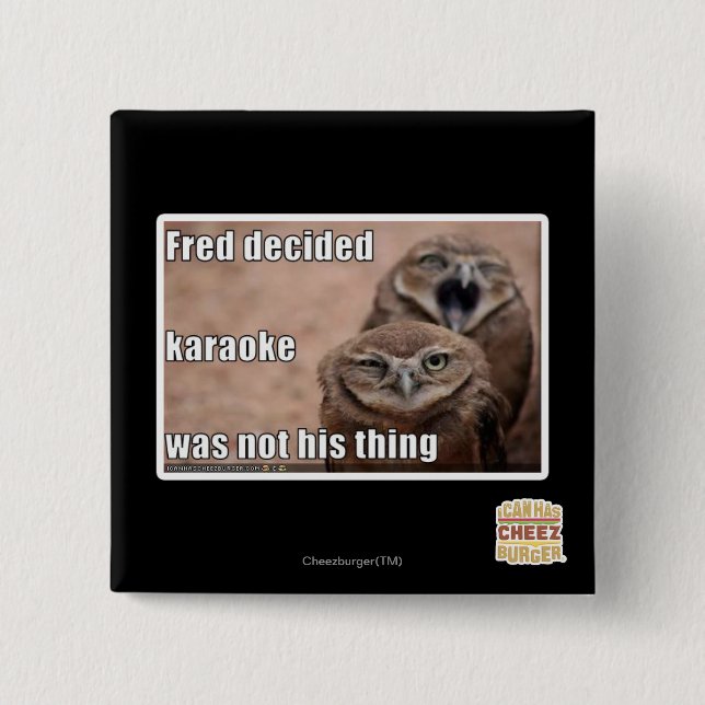 Chapa Cuadrada Fred decidía (Anverso)