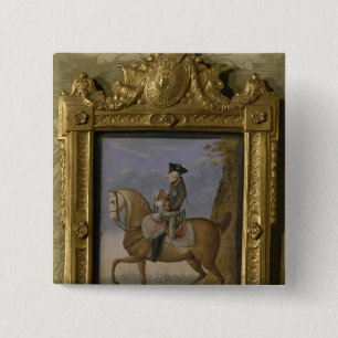 Chapa Cuadrada Frederick II a caballo
