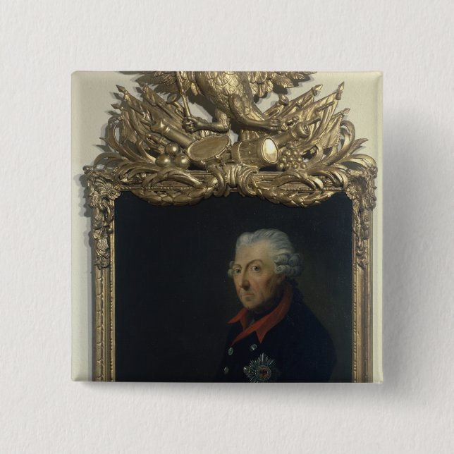 Chapa Cuadrada Frederick II de Prusia (Anverso)