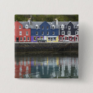 Chapa Cuadrada Frente al mar, Tobermory, Isla de Mull, Escocia,