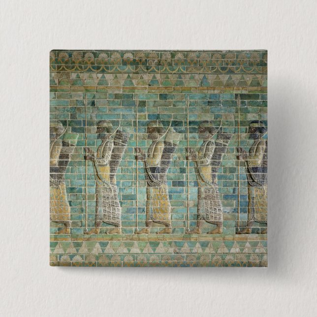 Chapa Cuadrada Friso de archers (Anverso)