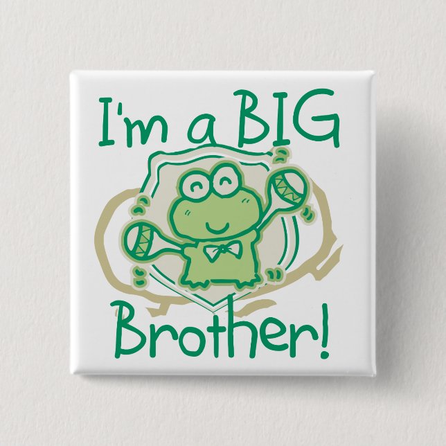 Chapa Cuadrada Frog Big Brother (Anverso)