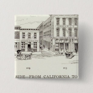 Chapa Cuadrada Front West Side California y Sacramento