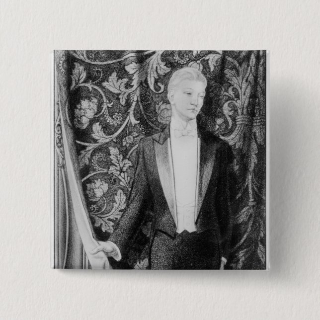 Chapa Cuadrada Frontispiece 'a la imagen de Dorian Gray (Anverso)