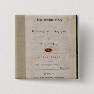 Chapa Cuadrada Frontispiece de 'fuera de mi vida