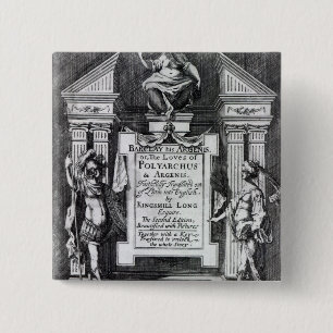 Chapa Cuadrada Frontispiece para "Argenis" por Juan Barclay