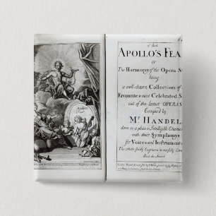 Chapa Cuadrada Frontispiece para el banquete de Apolo, c.1734