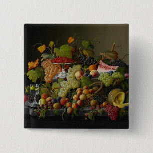 Chapa Cuadrada Fruta abundante, 1858 (aceite en lona)