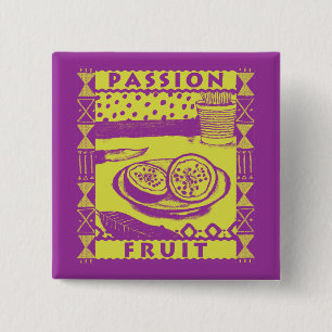 Chapa Cuadrada Fruta de la pasión