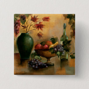 Chapa Cuadrada Frutas y vino con tonalidades del otoño
