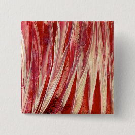 Chapa Cuadrada Fuchsia Feather Fringe