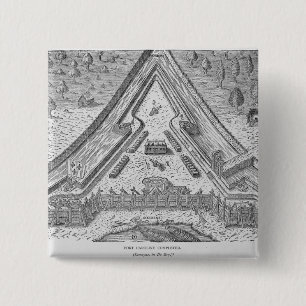 Chapa Cuadrada Fuerte Caroline terminada