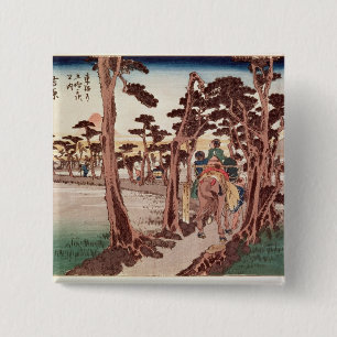 Chapa Cuadrada Fuji de Yoshiwara