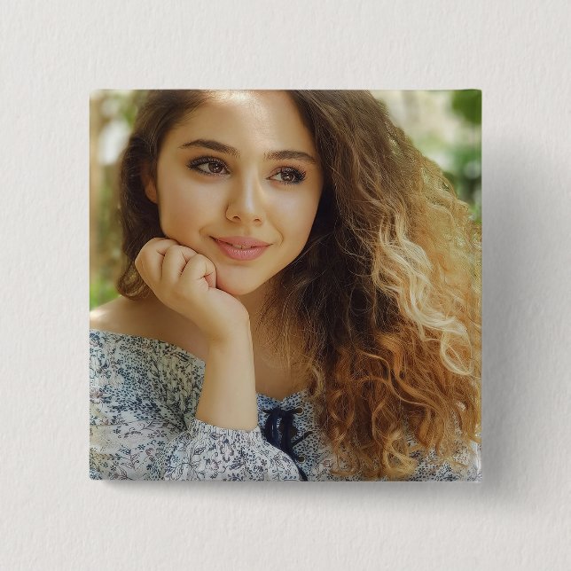 Chapa Cuadrada Full Photo Upload (Anverso)