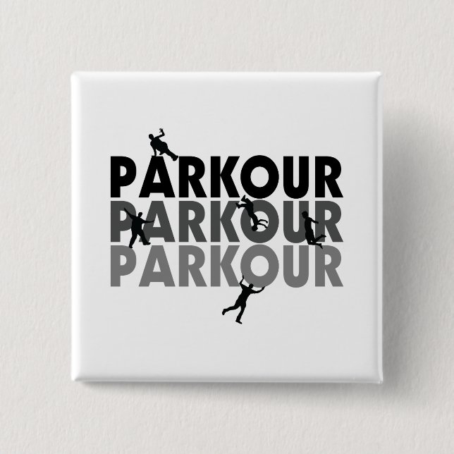 Chapa Cuadrada Funcionamiento libre de Parkour (Anverso)