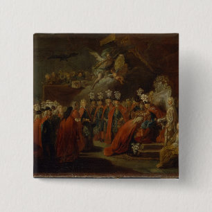 Chapa Cuadrada Fundación de la orden de Eagle negro