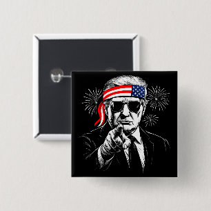 Chapa Cuadrada Funny Trump Golfo De Estados Unidos 2025 4 De Juli