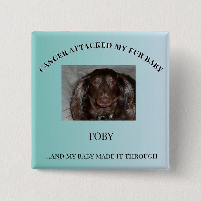 Chapa Cuadrada Fur Baby Hope & Survival Message (Anverso)