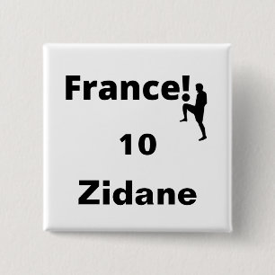 Chapa Cuadrada Fútbol Francia, personalizable
